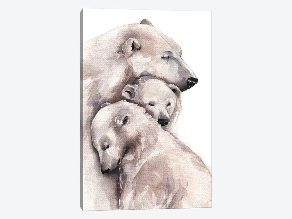 Polar Bear by Kira Balan 1-piece Canvas Art