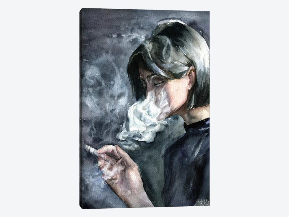 Smoke by Kira Balan 1-piece Canvas Artwork