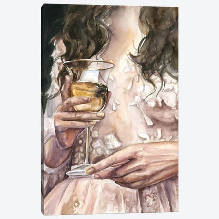 Wine Canvas Print #KIB29} by Kira Balan Canvas Artwork
