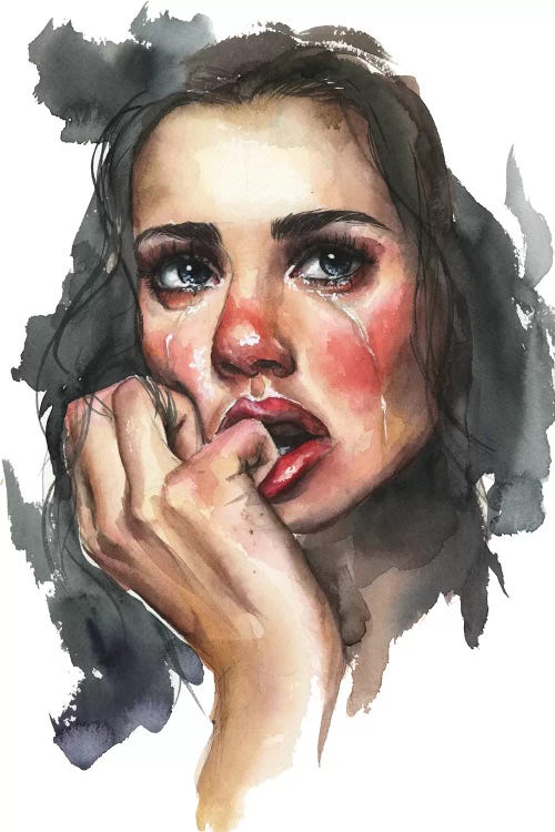 Cry by Kira Balan wall art