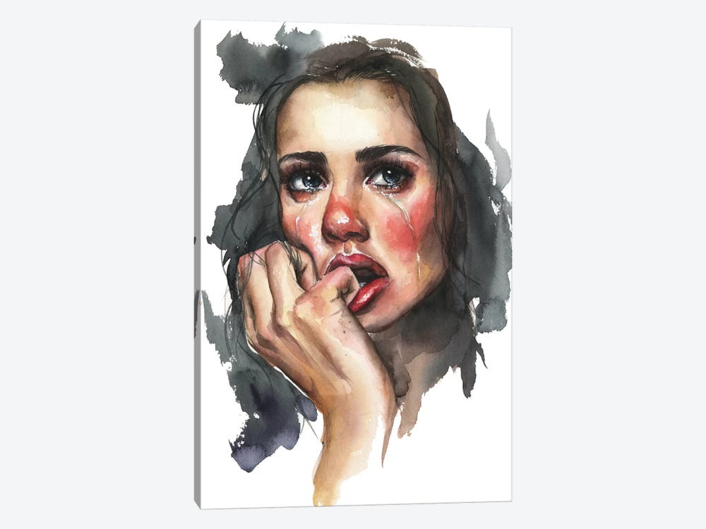 Cry by Kira Balan 1-piece Canvas Artwork