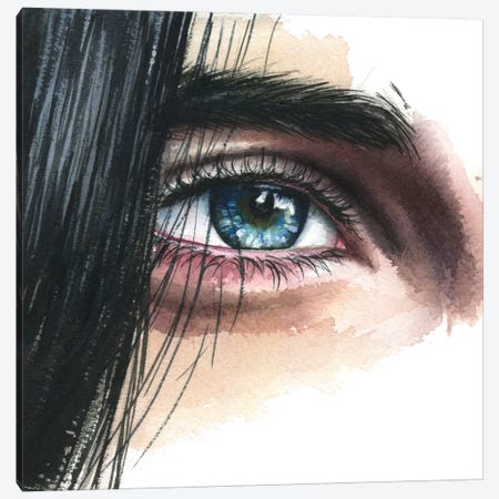 Eye I Canvas Print #KIB32} by Kira Balan Canvas Art Print