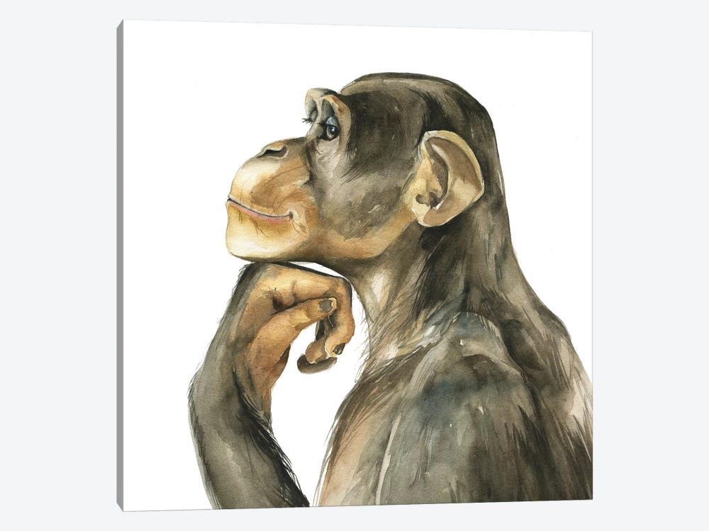 Monkey by Kira Balan 1-piece Art Print