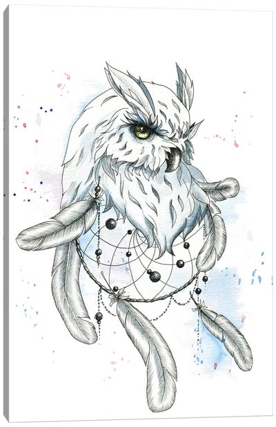 Owl I Canvas Art Print - Kira Balan