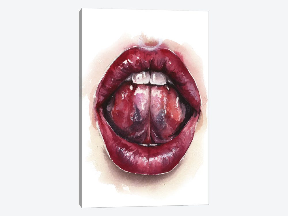 Tongue by Kira Balan 1-piece Art Print