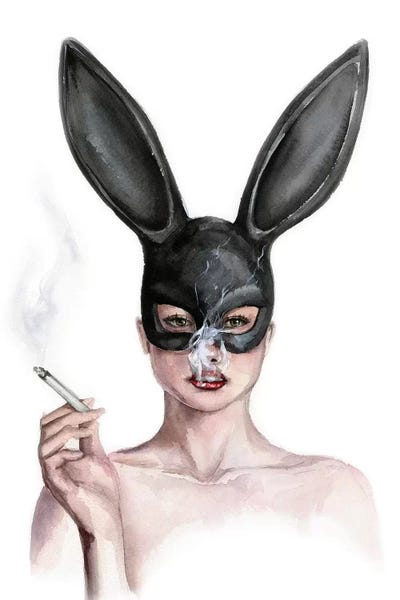 Smoking: Bunny Mask by Kira Balan