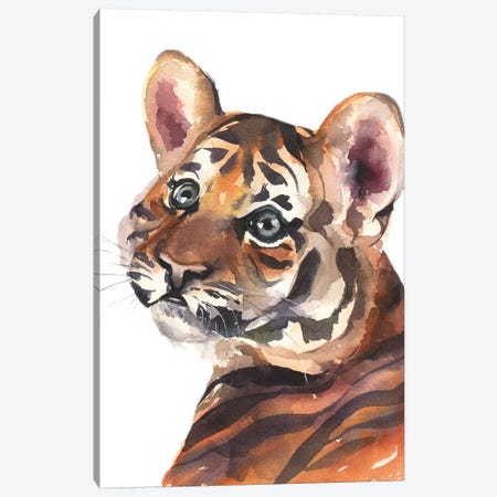 Tiger Canvas Print #KIB50} by Kira Balan Canvas Art Print