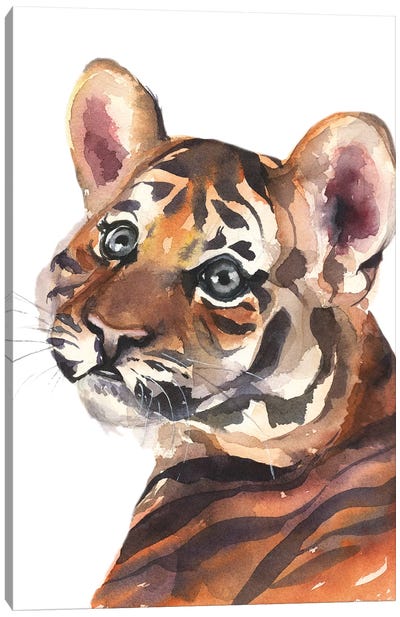 Tiger Canvas Art Print - Kira Balan