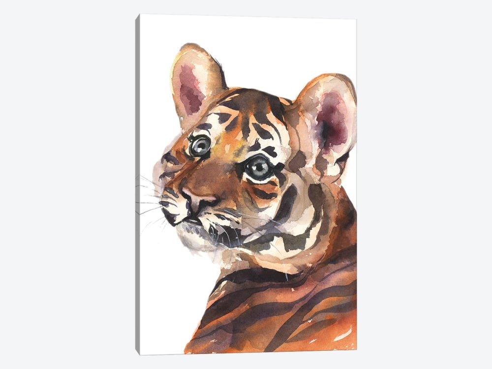 Tiger by Kira Balan 1-piece Canvas Art Print