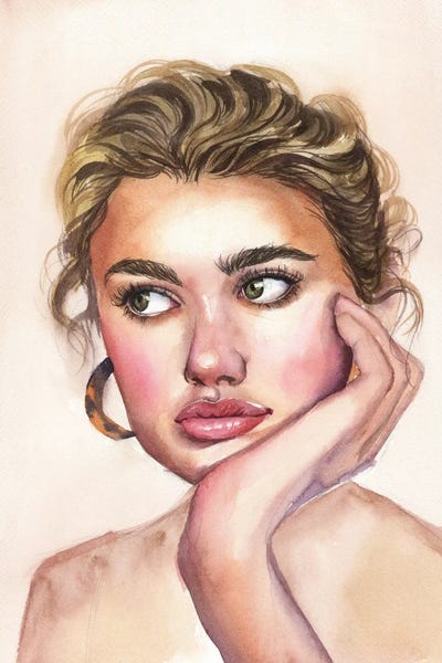 So What? by Kira Balan framed canvas print