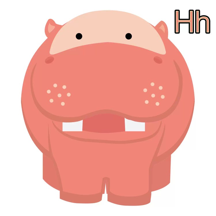 H is for Hippo