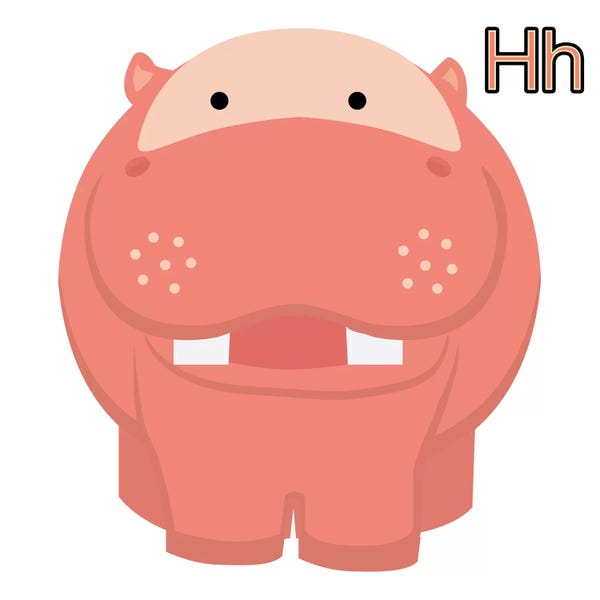H is for Hippo