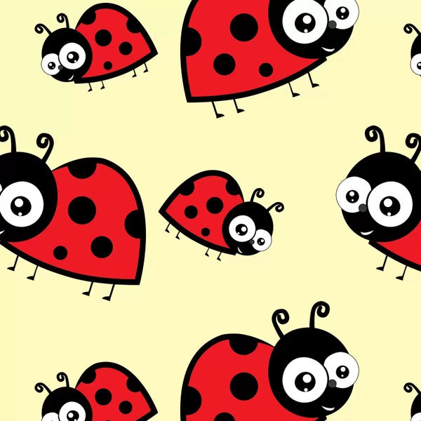 Ladybugs: Lady Bug Yellow by 5by5collective