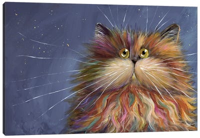 Pixie Canvas Art Print - Cat Art