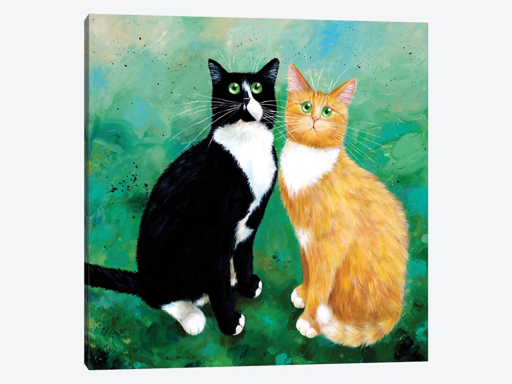 Milo And Archie by Kim Haskins 1-piece Canvas Artwork