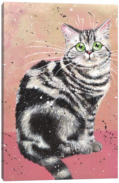 Elvis Cat Canvas Art Print - Kim Haskins