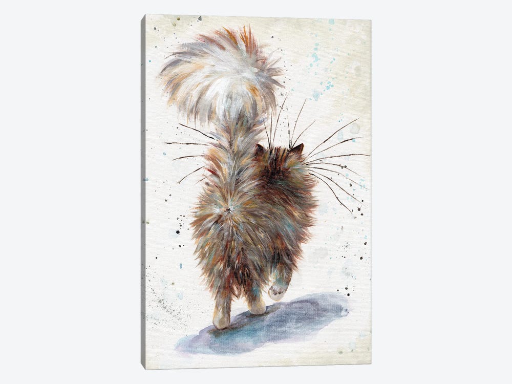 Fluffy Butt by Kim Haskins 1-piece Canvas Artwork