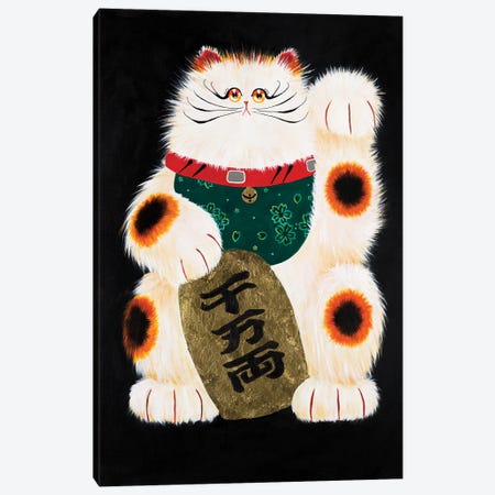Maneki Neko Canvas Print #KIH134} by Kim Haskins Canvas Art Print