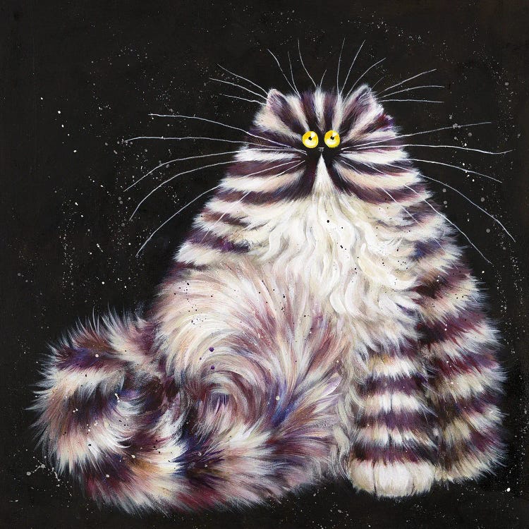 Purple Burt by Kim Haskins wall art
