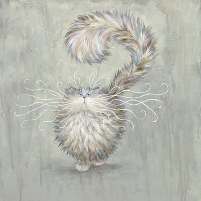 Rain Puff by Kim Haskins framed canvas print