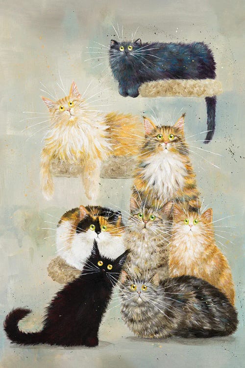 The Haynes Cats by Kim Haskins wall art