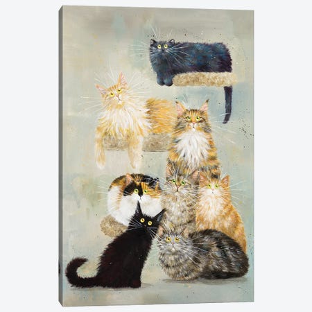 The Haynes Cats Canvas Print #KIH139} by Kim Haskins Canvas Wall Art