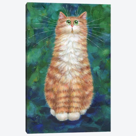 Ginger On Emerald Canvas Print #KIH163} by Kim Haskins Canvas Print