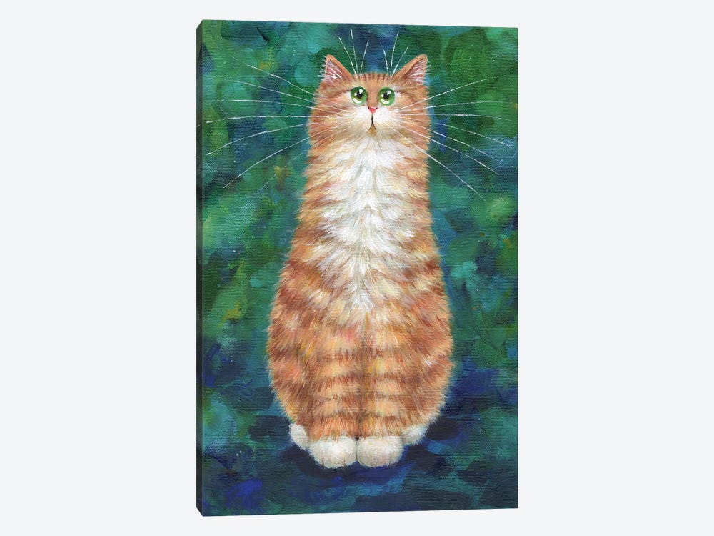 Ginger On Emerald by Kim Haskins 1-piece Canvas Artwork