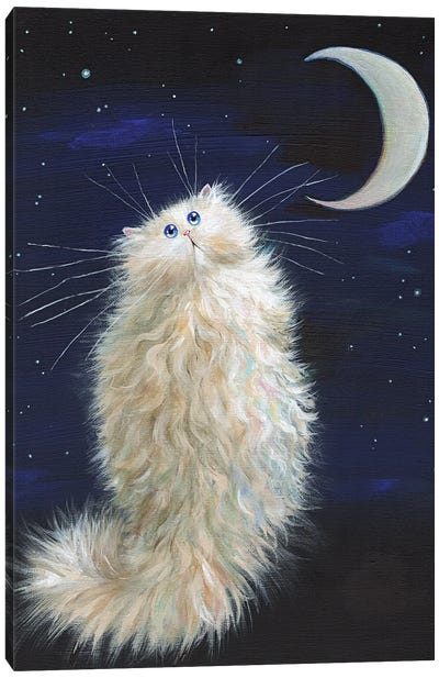 Moon Canvas Art Print - Kim Haskins