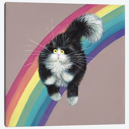 Rainbow Canvas Print #KIH166} by Kim Haskins Canvas Artwork