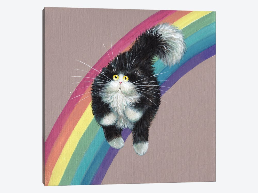 Rainbow by Kim Haskins 1-piece Canvas Art Print