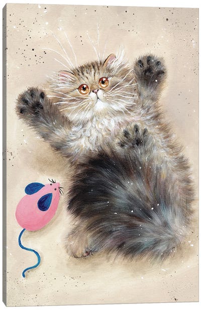 Grischa Canvas Art Print - Kitten Art