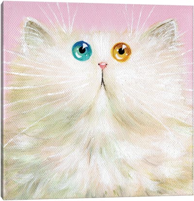 Mochi Canvas Art Print - Persian Cat Art