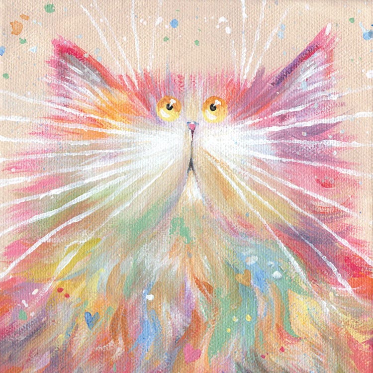 Joy Floof by Kim Haskins wall art