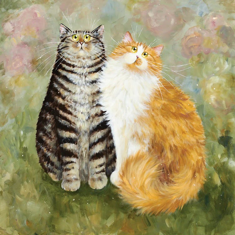 Puddie And Kieran by Kim Haskins wall art