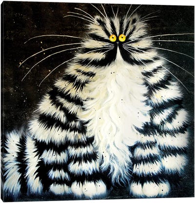 Bert Canvas Art Print - Pet Obsessed