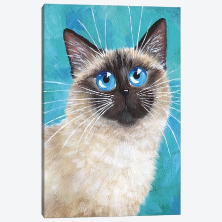 George The Cat Canvas Print #KIH208} by Kim Haskins Canvas Artwork