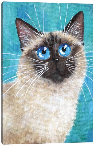 George The Cat Canvas Art Print - Kim Haskins