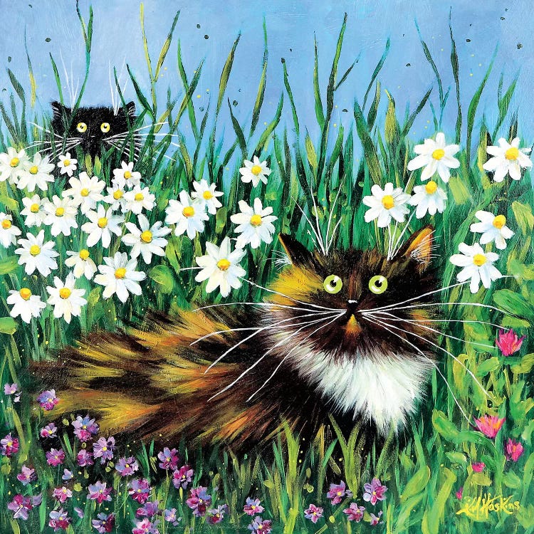 Flower Prowlers by Kim Haskins wall art