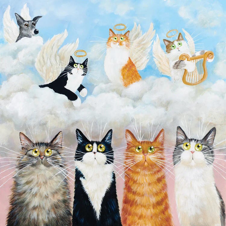 On Earth And In Heaven by Kim Haskins wall art