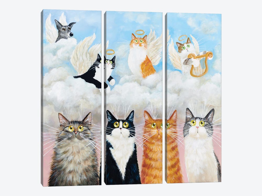 On Earth And In Heaven by Kim Haskins 3-piece Canvas Artwork
