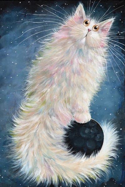 New Moon by Kim Haskins framed canvas print