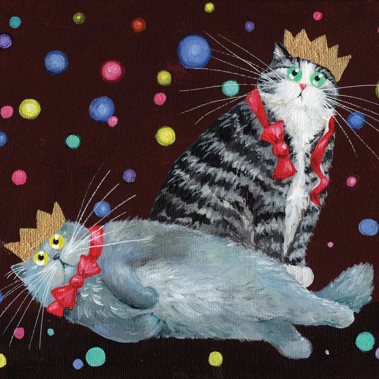 Party Cats by Kim Haskins wall art