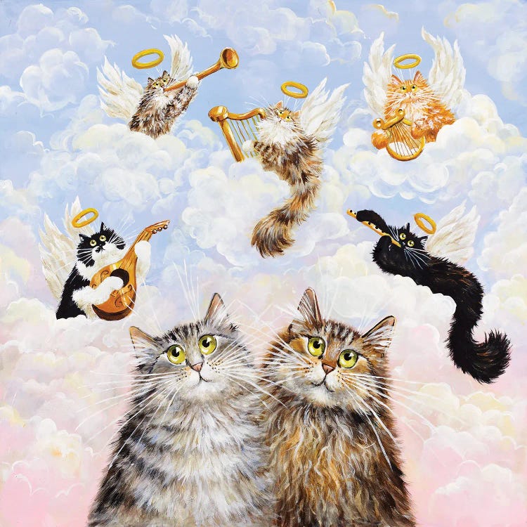 Mollie Masie And The Angels by Kim Haskins wall art