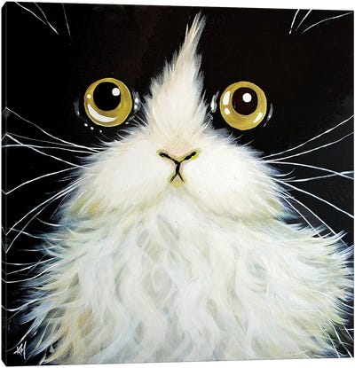 Gatoula Canvas Art Print - Tuxedo Cat Art