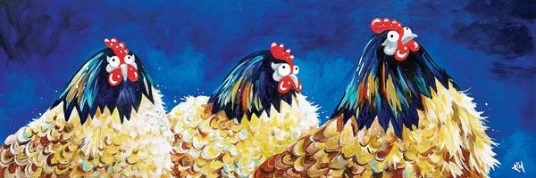 Modern Farmhouse Décor: Hen Night by Kim Haskins