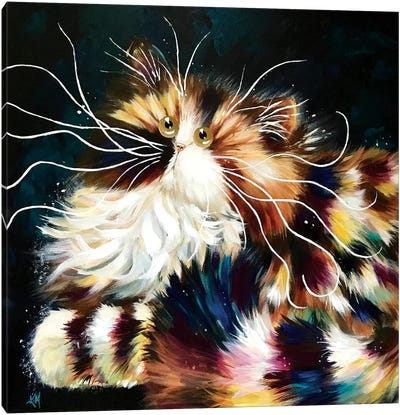 Hortense Canvas Art Print - Cat Art
