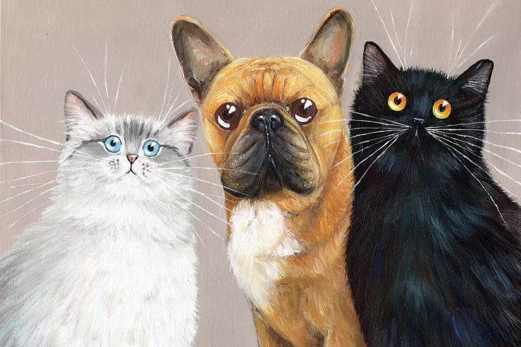 Mimi, Many & Dewey by Kim Haskins wall art