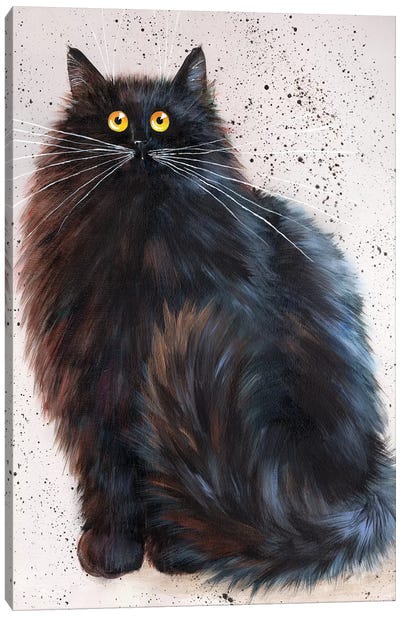 Herman Canvas Art Print - Cat Art