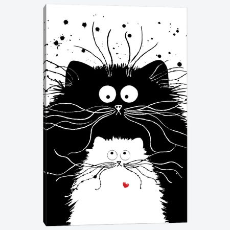 You're Purrfect Canvas Print #KIH74} by Kim Haskins Canvas Wall Art